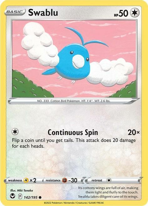 Swablu Card Front