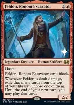 Feldon, Ronom Excavator Card Front