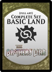 The Brothers' War | Full Art Basic Land Set