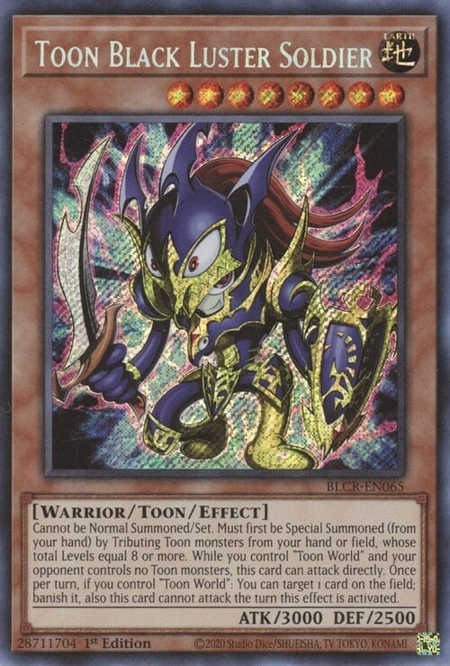 Toon Black Luster Soldier Card Front