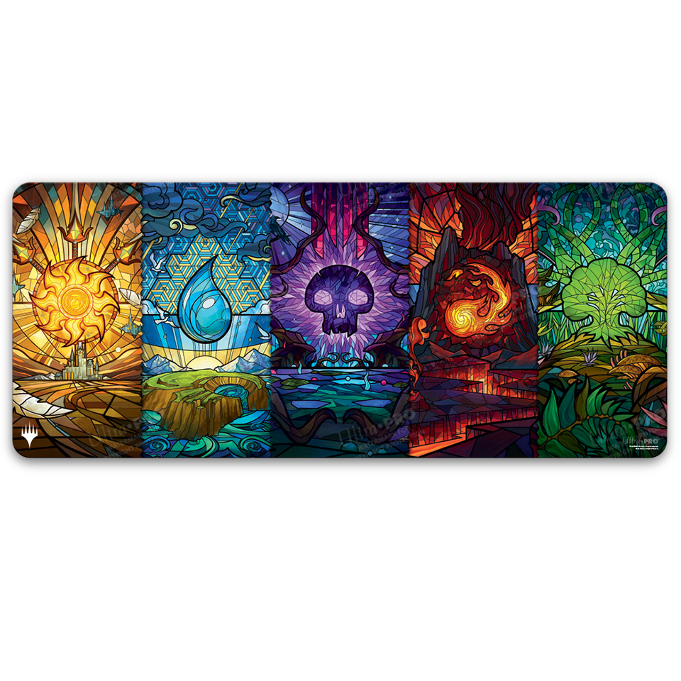 Dominaria United | Stained Glass Lands Playmat