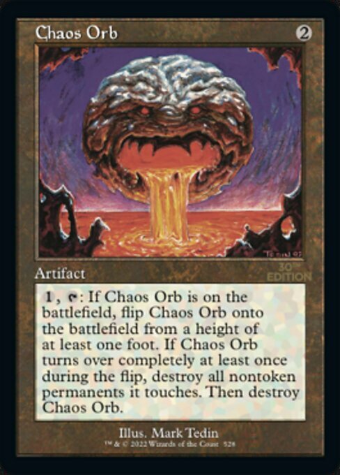 Chaos Orb Card Front