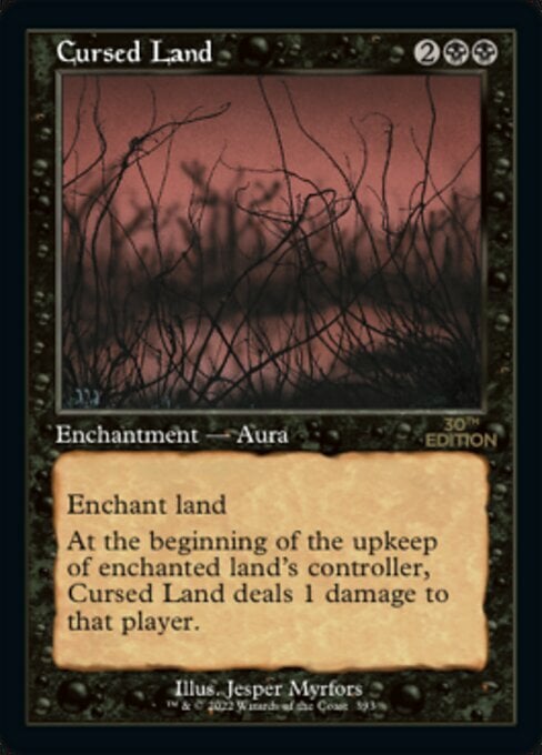 Cursed Land Card Front