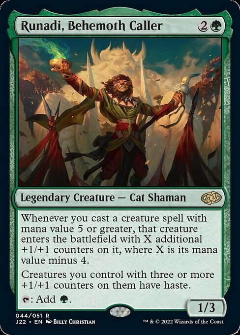 Runadi, Behemoth Caller Card Front