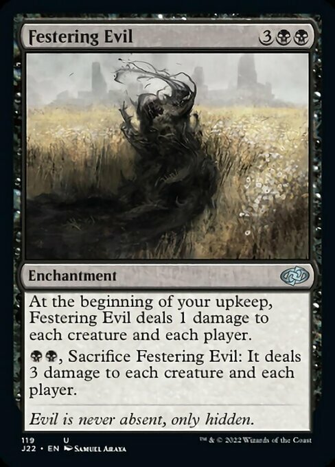 Festering Evil Card Front