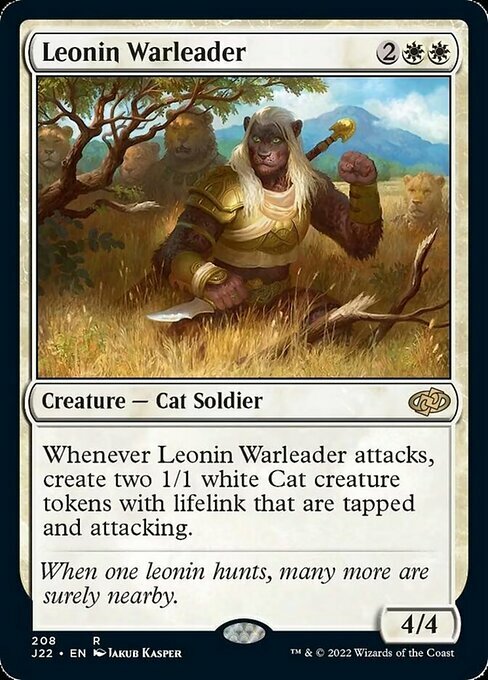 Leonin Warleader Card Front