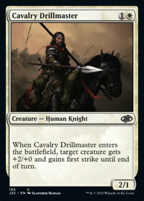 Cavalry Drillmaster Card Front