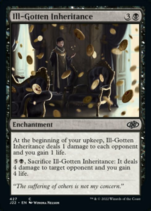 Ill-Gotten Inheritance Card Front