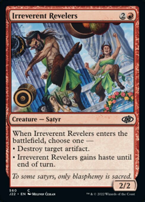 Irreverent Revelers Card Front