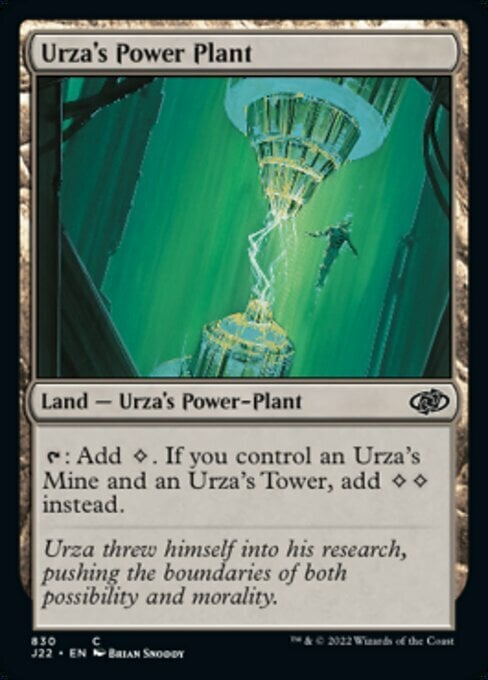 Urza's Power Plant Card Front