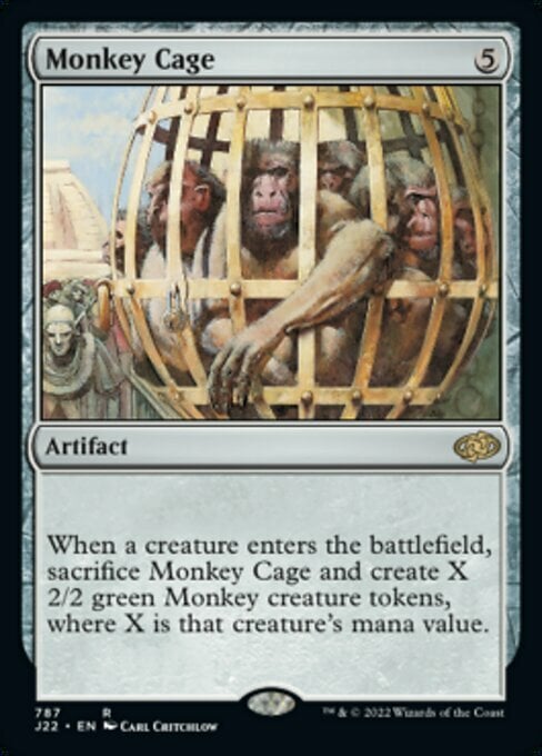 Monkey Cage Card Front