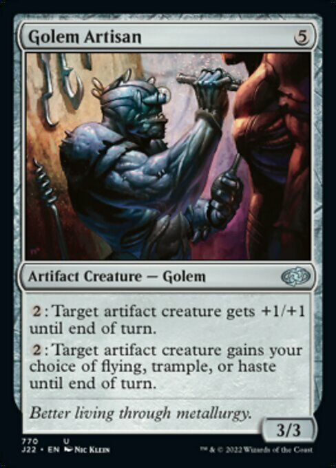 Golem Artisan Card Front