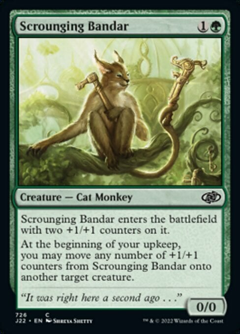 Scrounging Bandar Card Front