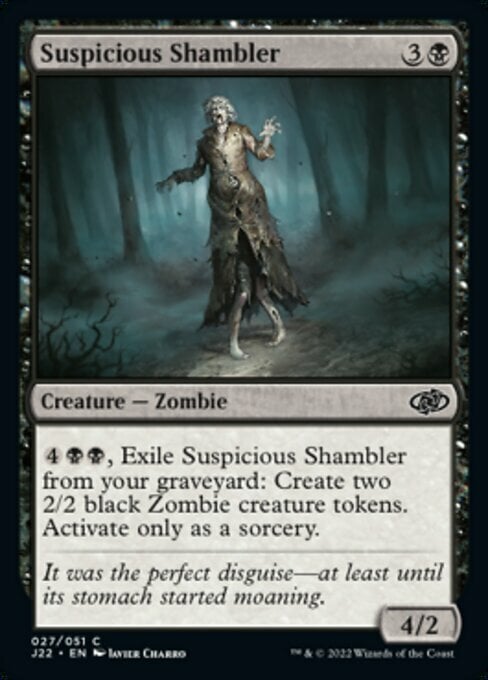 Suspicious Shambler Card Front