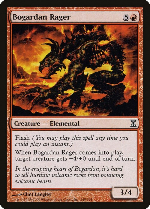 Bogardan Rager Card Front