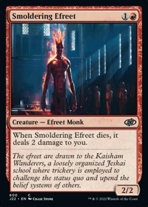 Smoldering Efreet Card Front