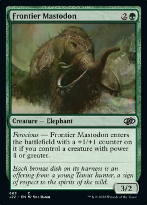 Frontier Mastodon Card Front