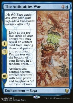 The Antiquities War Card Front