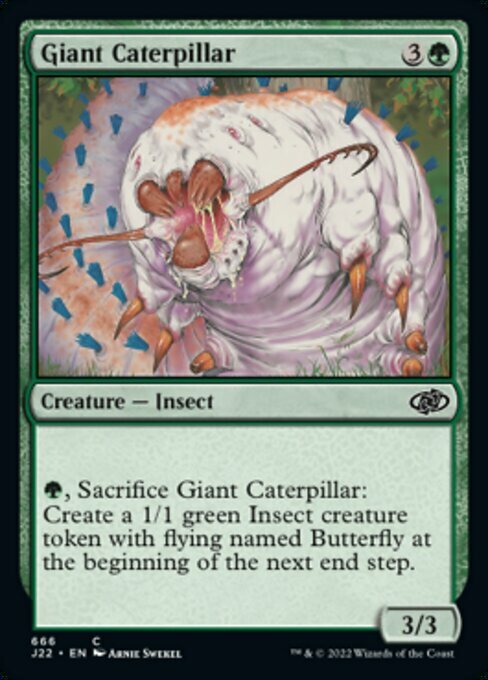 Giant Caterpillar Card Front