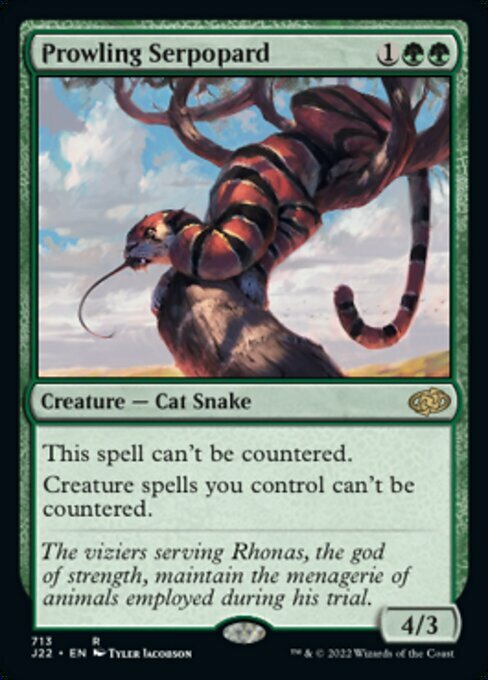 Prowling Serpopard Card Front