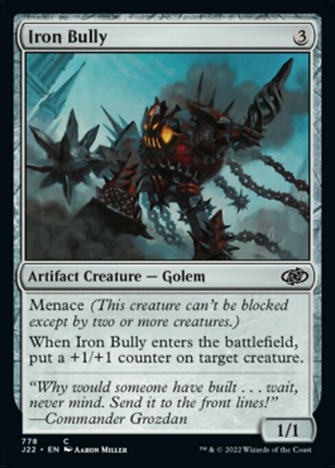 Iron Bully Card Front