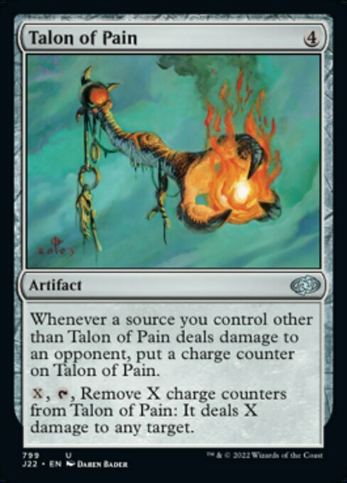 Talon of Pain Card Front