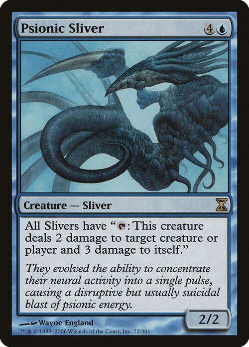 Psionic Sliver Card Front