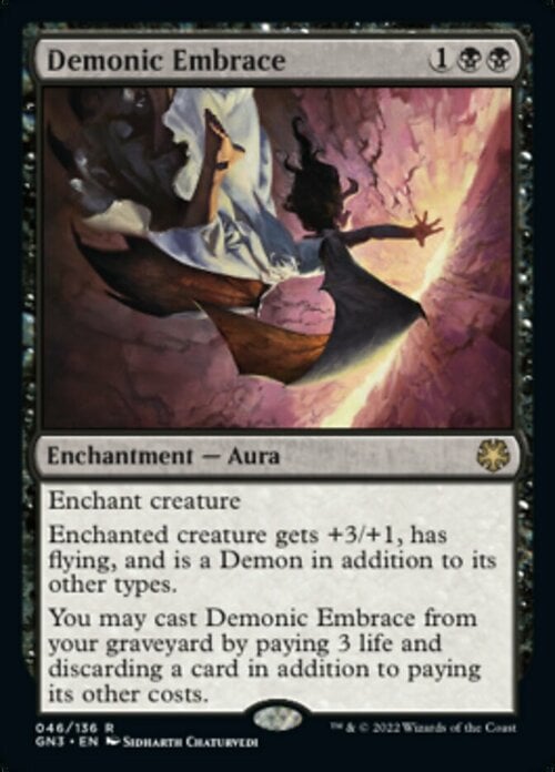 Demonic Embrace Card Front