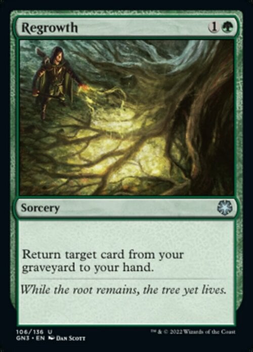 Regrowth Card Front