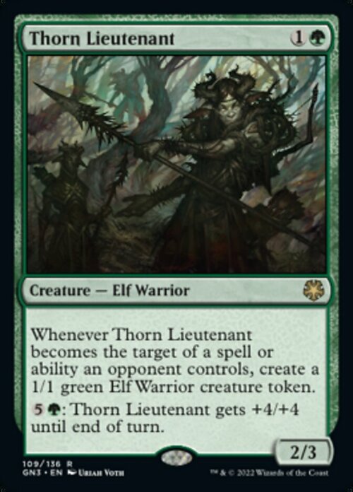 Thorn Lieutenant Card Front