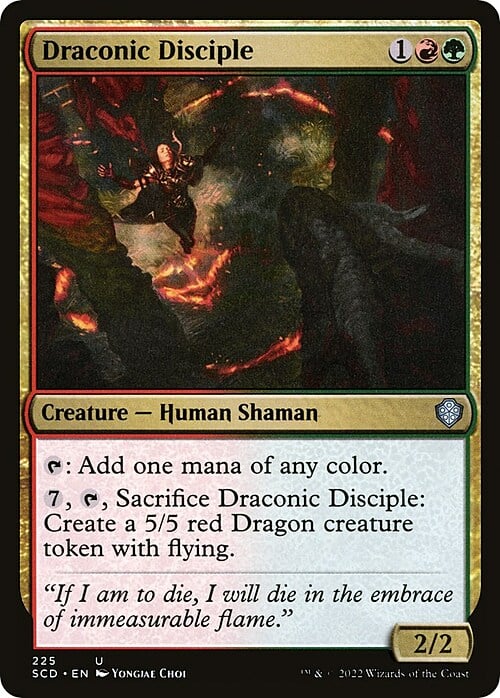 Draconic Disciple Card Front