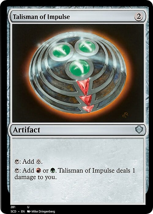 Talisman of Impulse Card Front