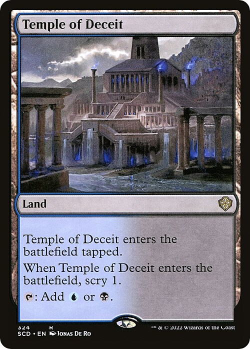 Temple of Deceit Card Front