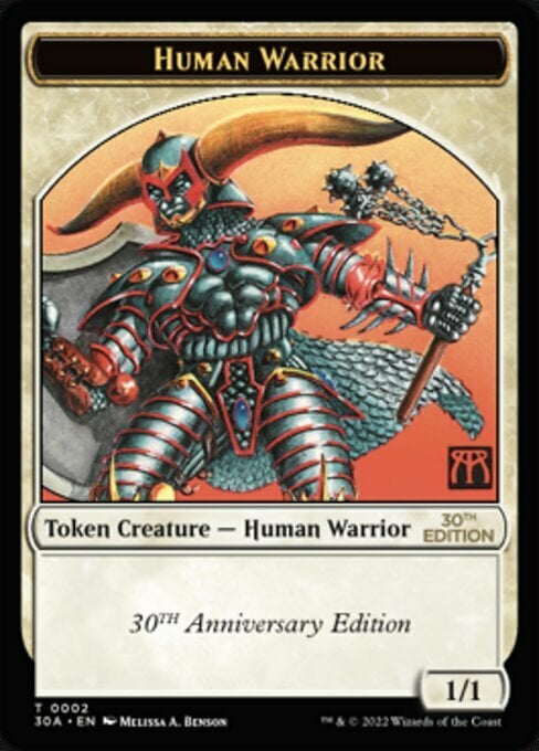 Human Warrior Card Front