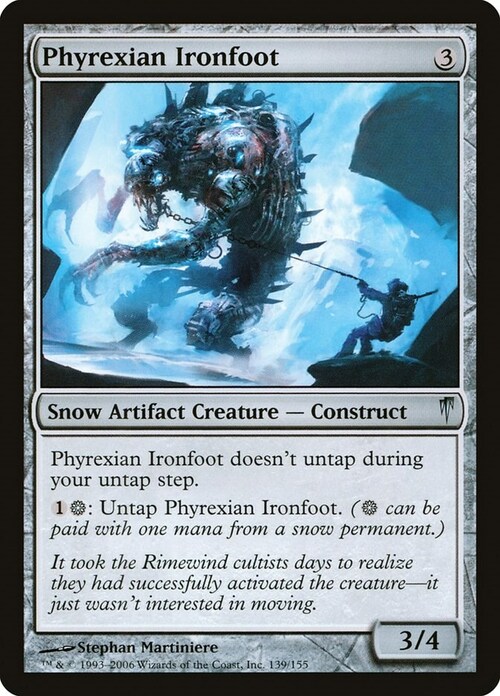 Phyrexian Ironfoot Card Front