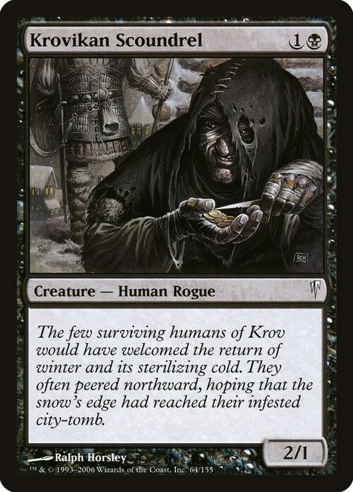 Krovikan Scoundrel Card Front