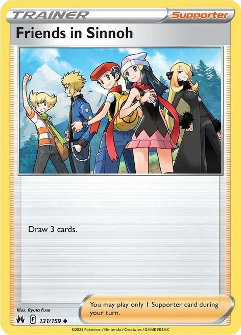 Friends in Sinnoh Card Front