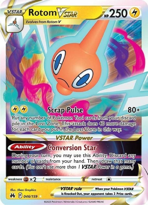 Rotom VSTAR Card Front