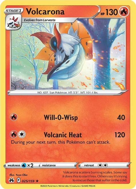 Volcarona Card Front