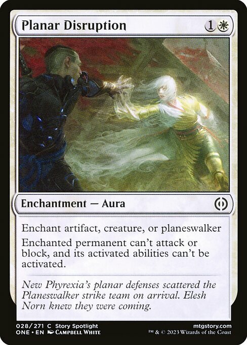 Planar Disruption Card Front