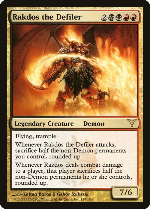 Rakdos the Defiler Card Front