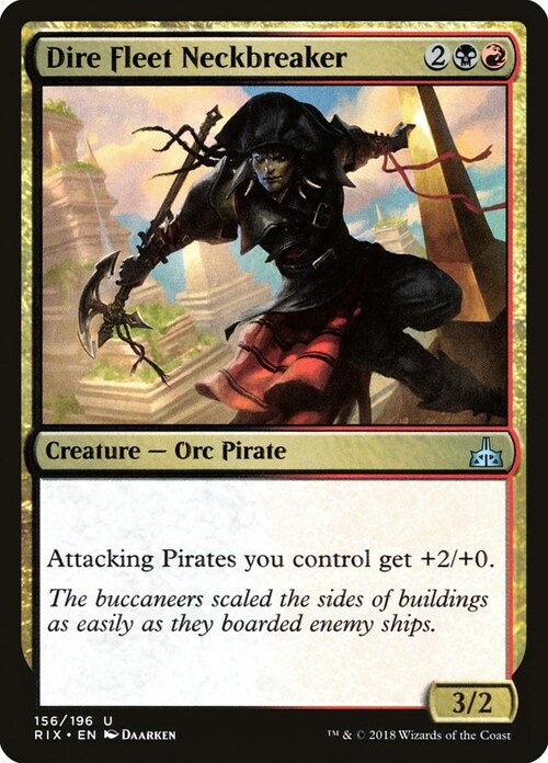 Dire Fleet Neckbreaker Card Front