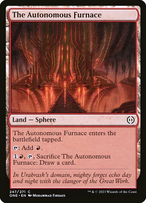 The Autonomous Furnace Card Front