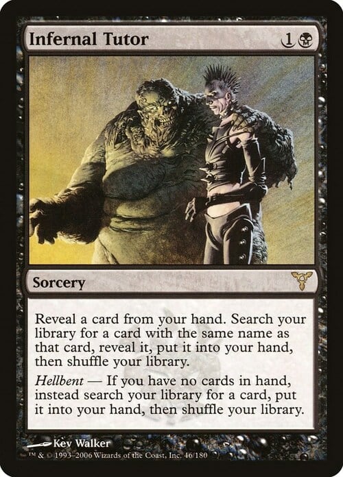 Infernal Tutor Card Front