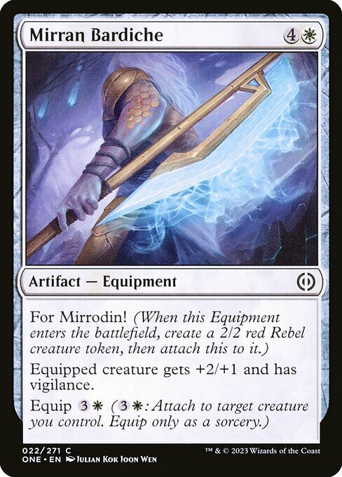 Mirran Bardiche Card Front