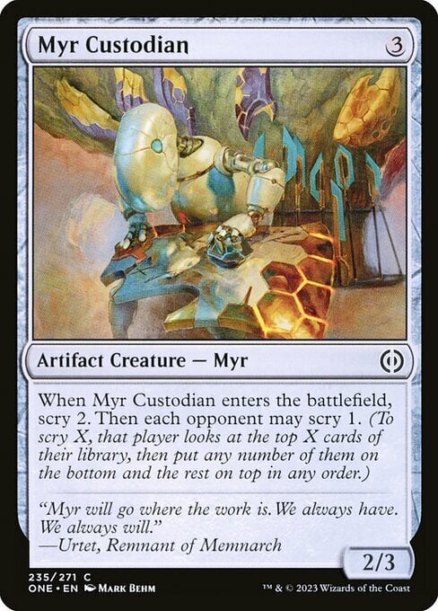 Myr Custodian Card Front