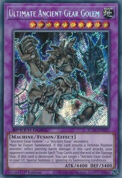 Ultimate Ancient Gear Golem Card Front