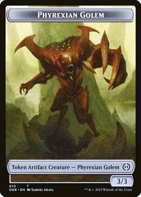 Phyrexian Golem Card Front