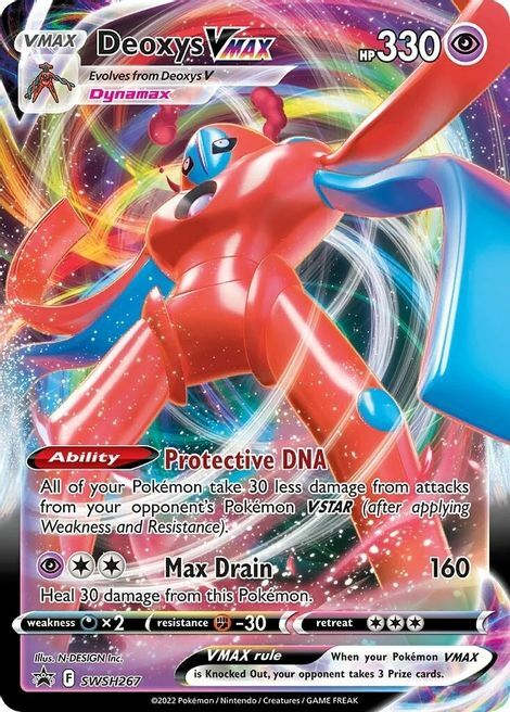 Deoxys VMAX Card Front