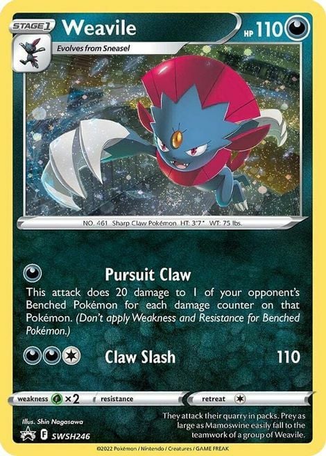 Weavile Card Front